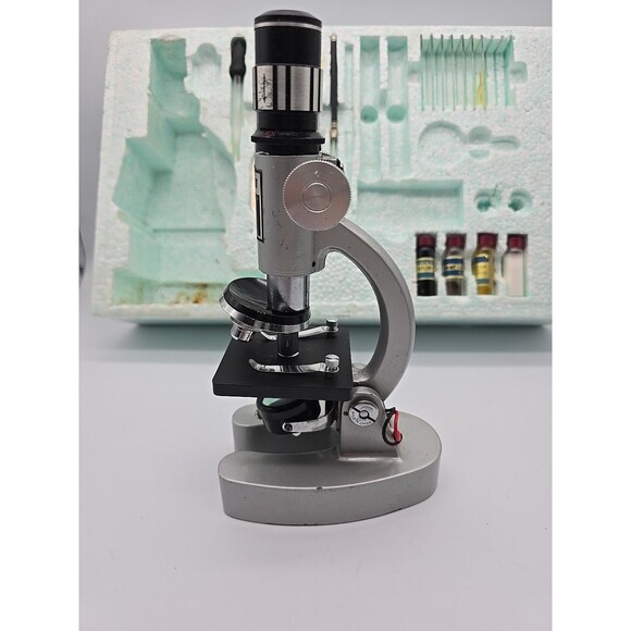 VINTAGE Jason Empire 750 Power Zoom Microscope Set 1971 Made in Japan - Picture 3 of 7